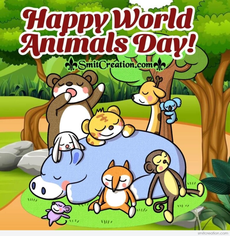 Happy World Animals Day Pic 