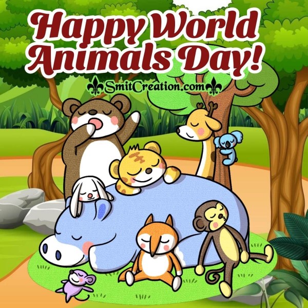 Happy World Animals Day Pic