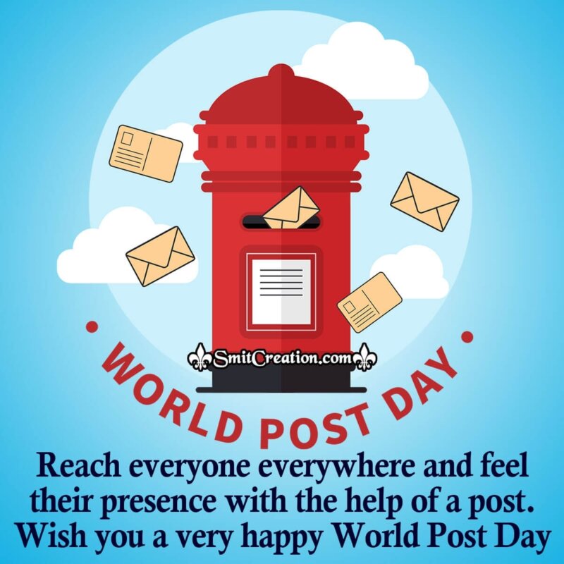 World Post Day Quotes, Messages, Slogans, Wishes Images 