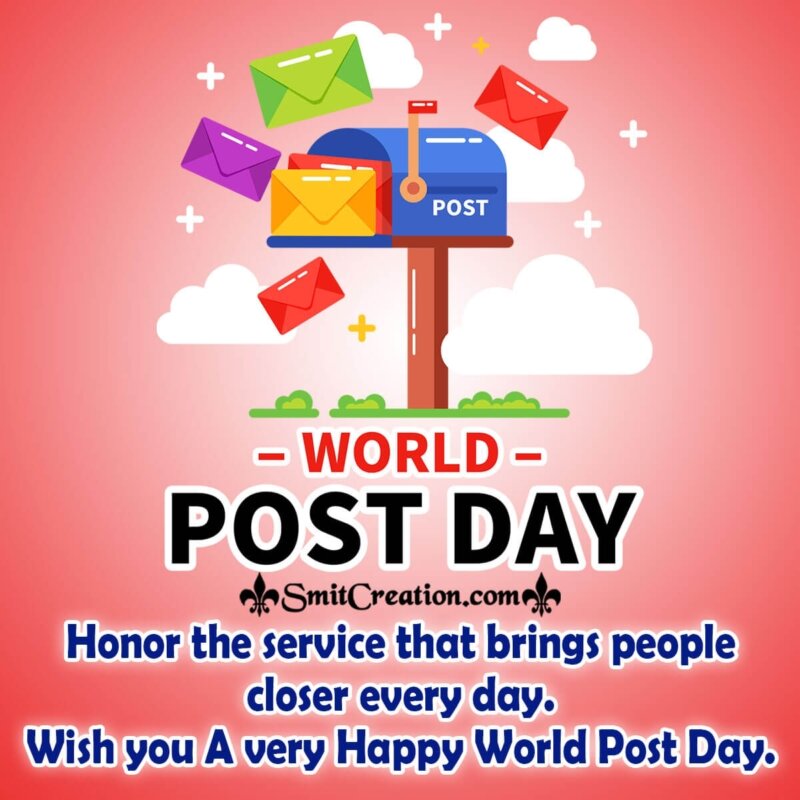 World Post Day Quotes, Messages, Slogans, Wishes Images 