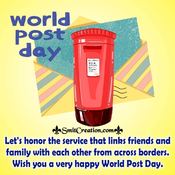 World Post Day Message Image