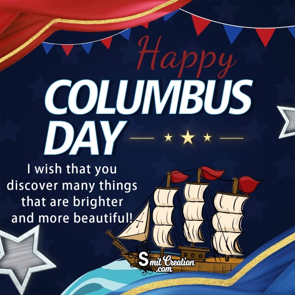 Happy Columbus Day Wish Picture