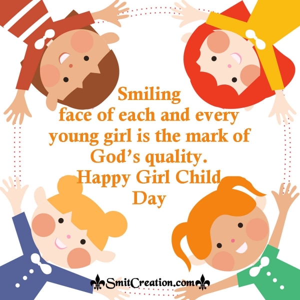 Happy Girl Child Day Quote