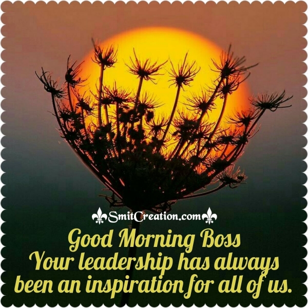 Good Morning Best Boss