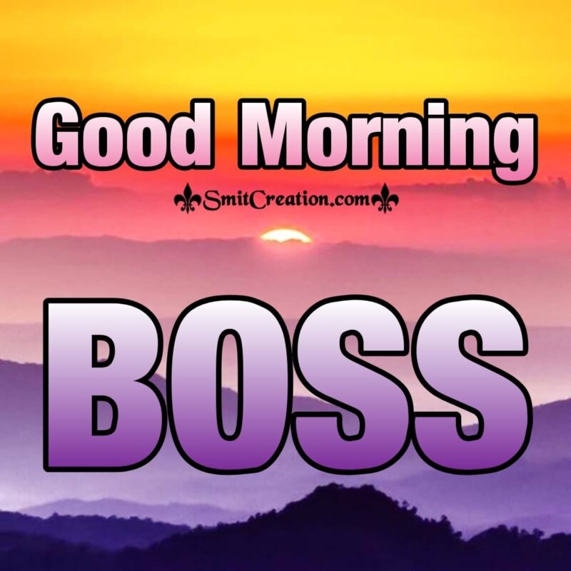 Best Good Morning Message For Boss - SmitCreation.com