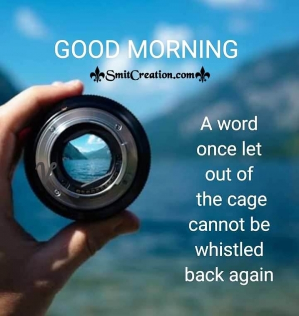 Good Morning A Word Quote