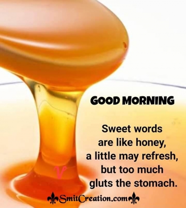 Good Morning Sweet Words Quote