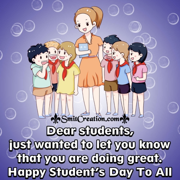 Happy World Student’s Day To All Students