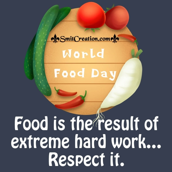 World Food Day Message Image