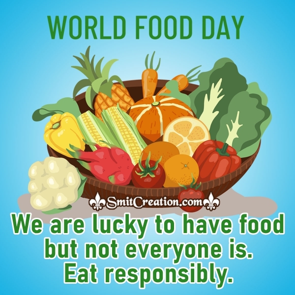 World Food Day Message Picture