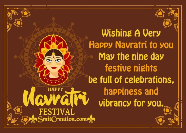 Wishing A Very Happy Navratri To You