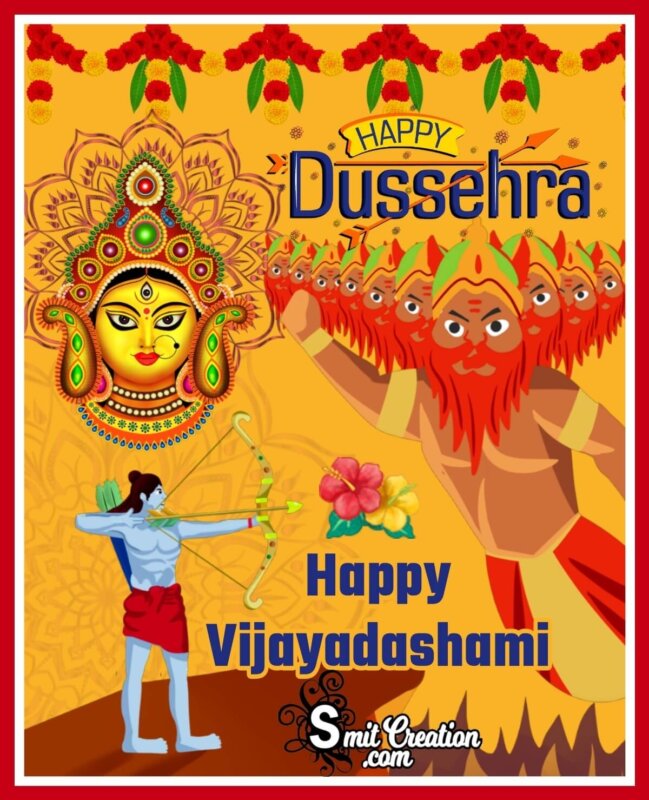 Happy Dussehra Happy Vijayadashami - SmitCreation.com