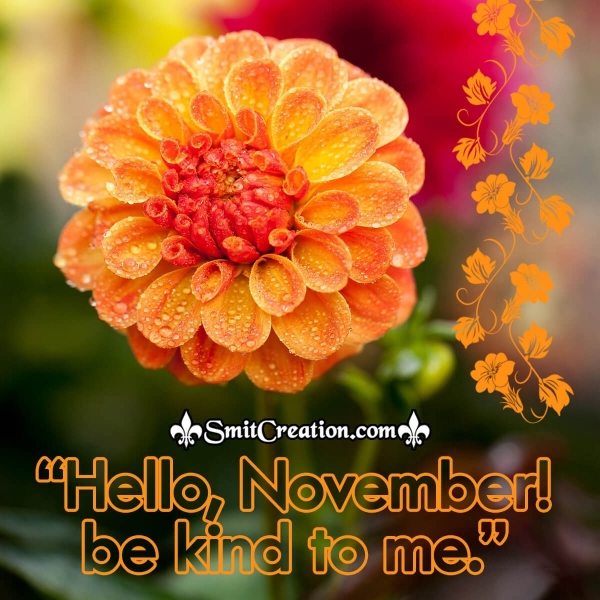 Hello November Be Kind To Me