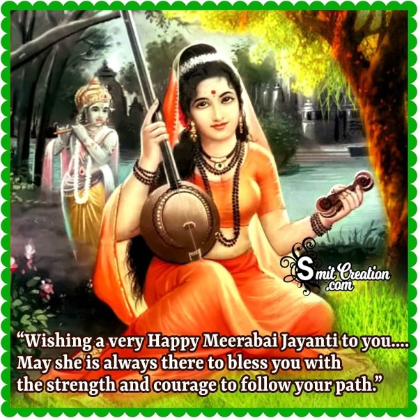 Wishing A Very Happy Meerabai Jayanti