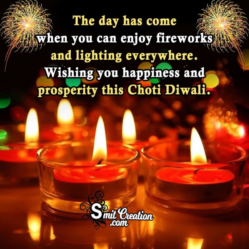 Chhoti Diwali Messages In English Pic - SmitCreation.com