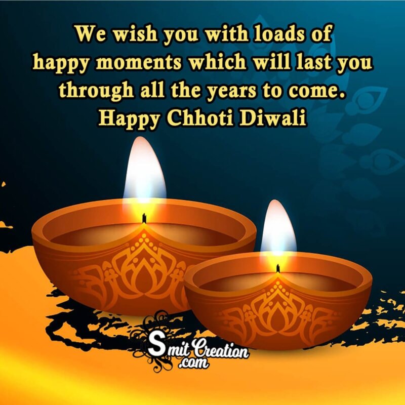 Happy Choti Diwali Englsih Wishes - SmitCreation.com