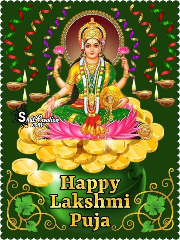 Happy Lakshmi Puja Wishes, Quotes, Messages Images - SmitCreation.com