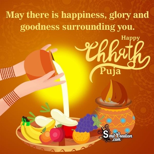 Happy Chhath Puja Messages for Wife in English