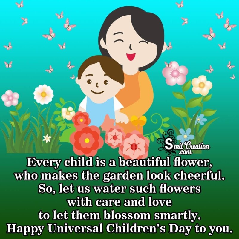 Universal Children's Day Messages from Teachers - SmitCreation.com