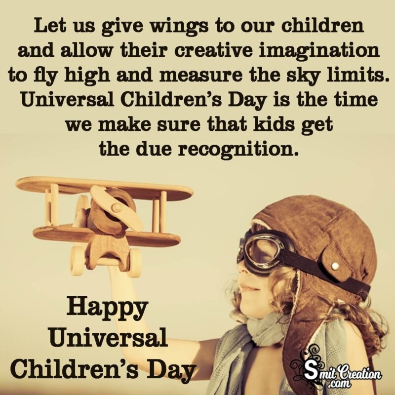 Happy Universal Children's Day Wishes - SmitCreation.com