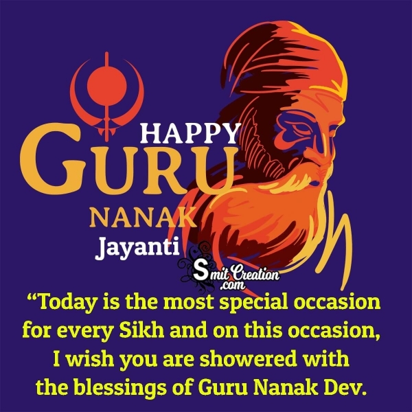 Happy Guru Nanak Jayanti Blessings