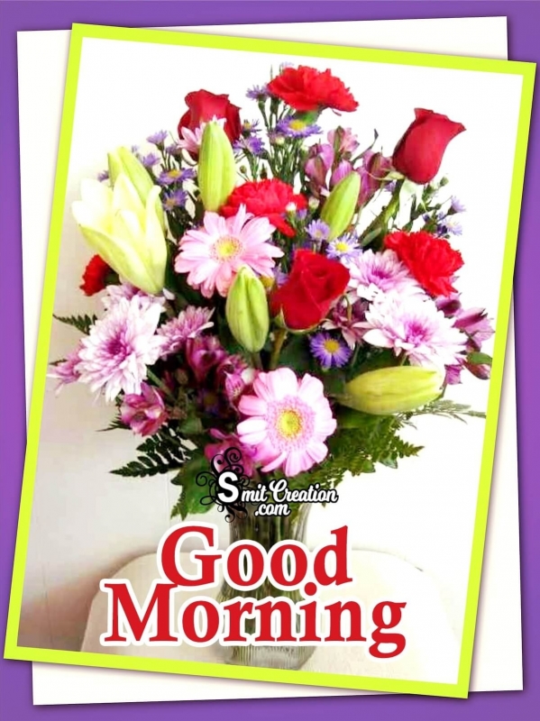 Good Morning Colourful Bouquet Pictures