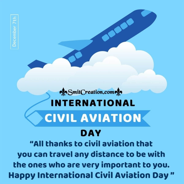 International Civil Aviation Day Thank You Message