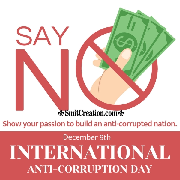 Say No To Corruption Slogan