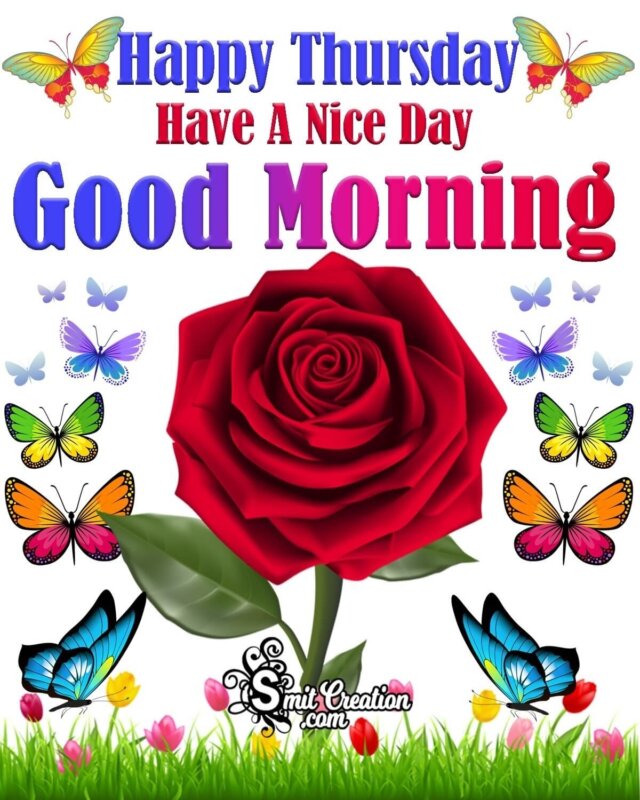 Good Morning Happy Thursday Images - SmitCreation.com