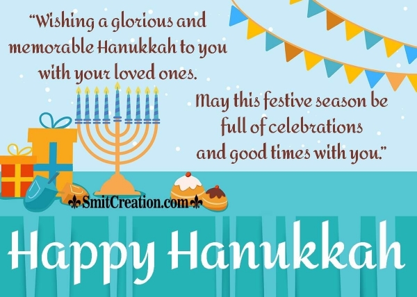 Happy Hanukkah Wish Image