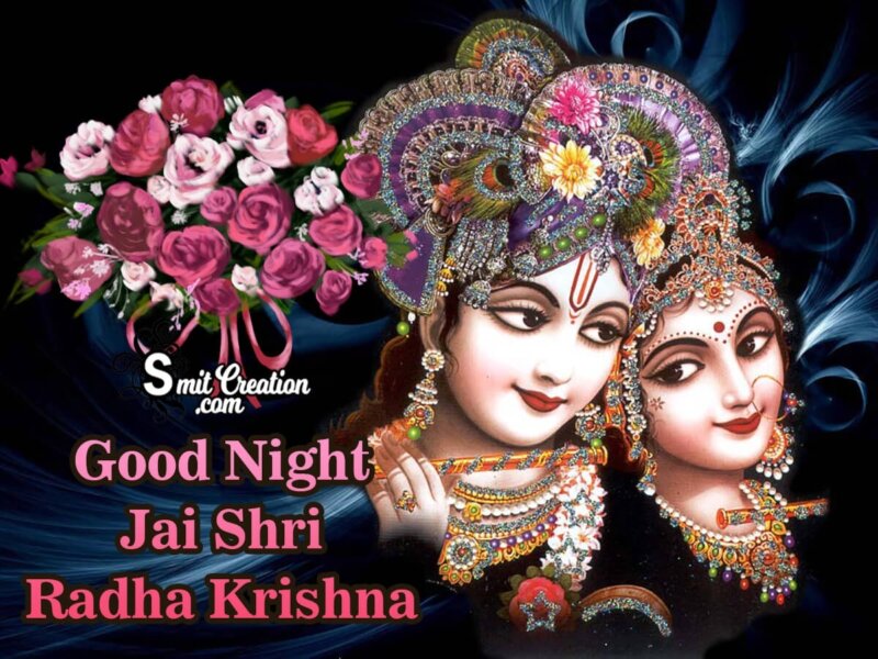 Radha Krishna Good Night Images - SmitCreation.com