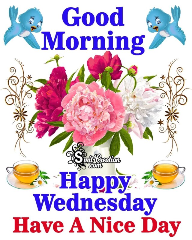 Good Morning Happy Wednesday Images - SmitCreation.com