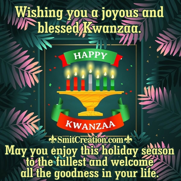 Happy Kwanzaa Best Wishes