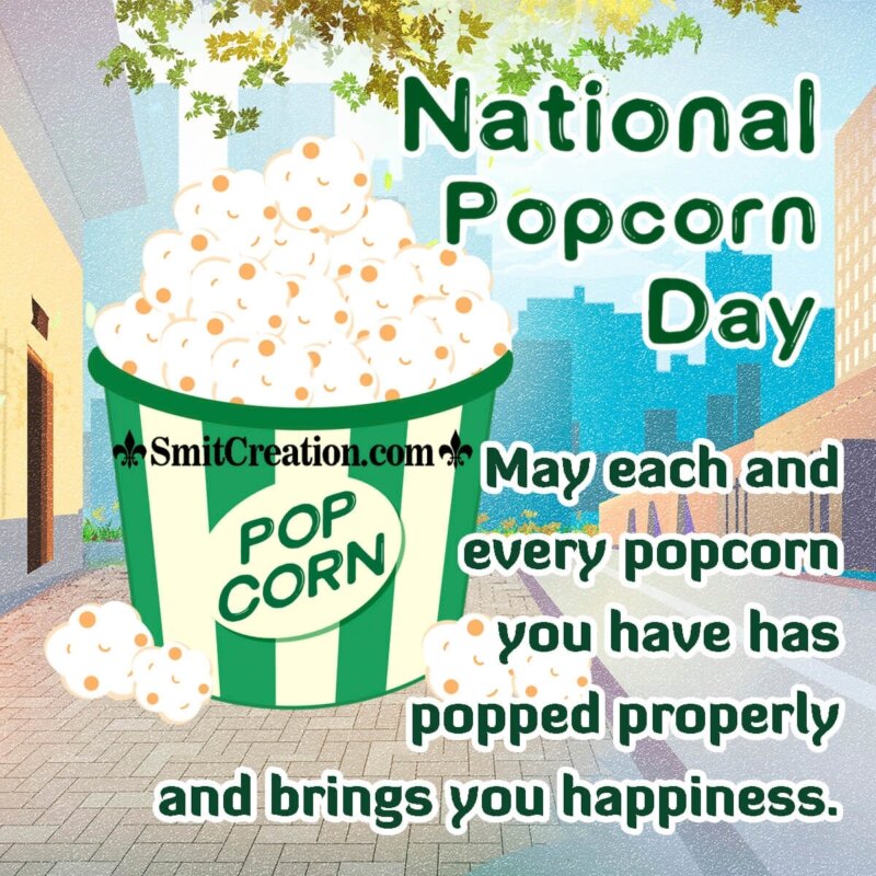 National Popcorn Day Messages 