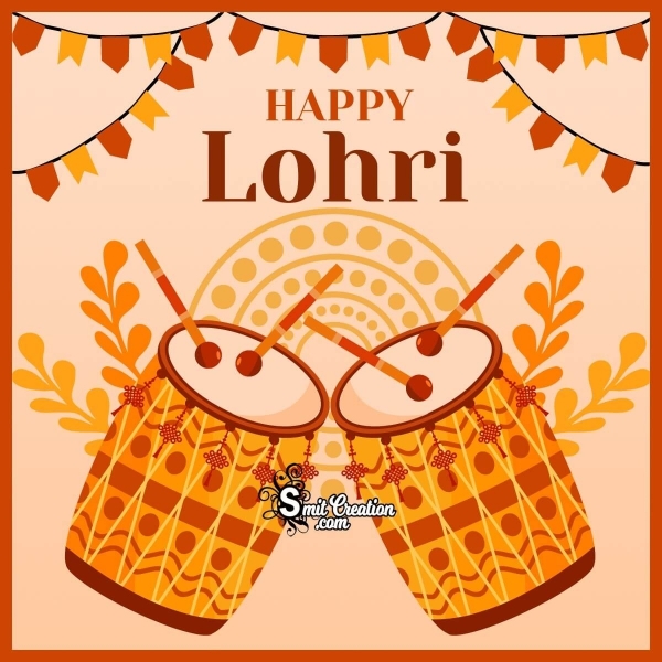 Happy Lohri Greetings Card