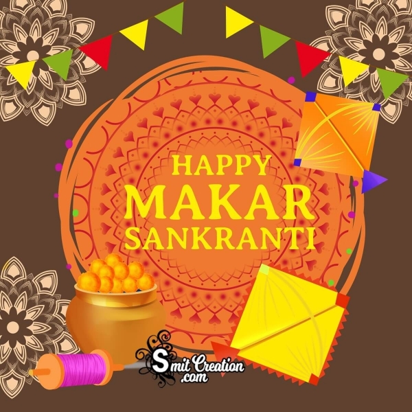 Happy Makar Sankranti Graphic Designe
