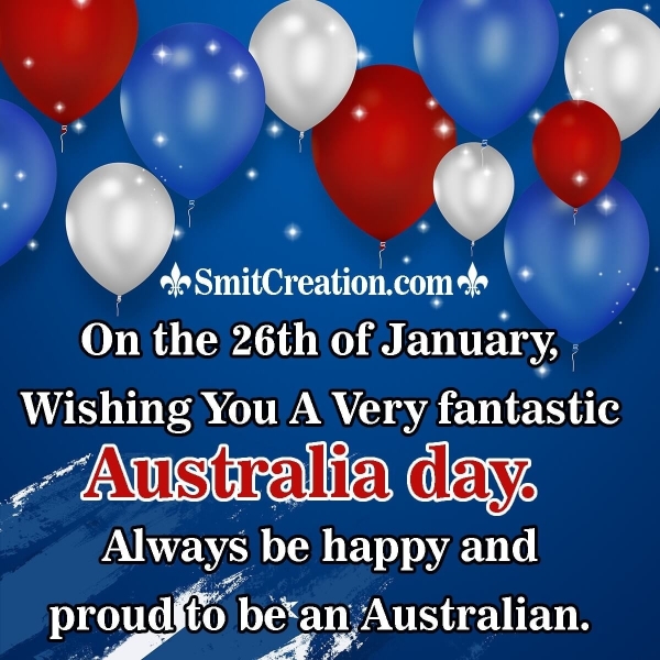 Australia Day Wishes To an Aussie Friend