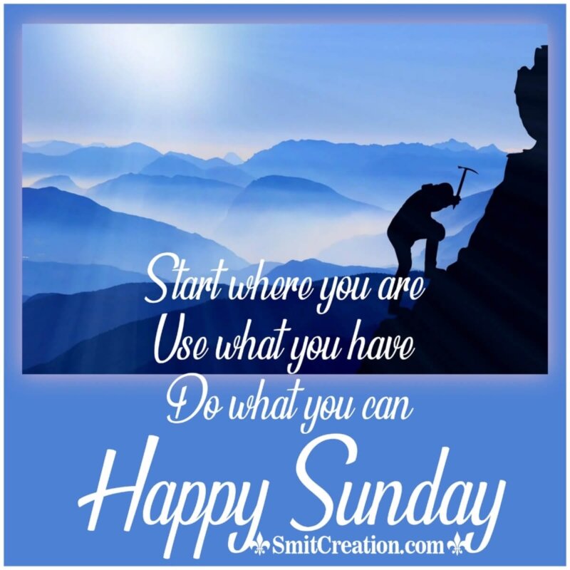 Happy Sunday Message - SmitCreation.com