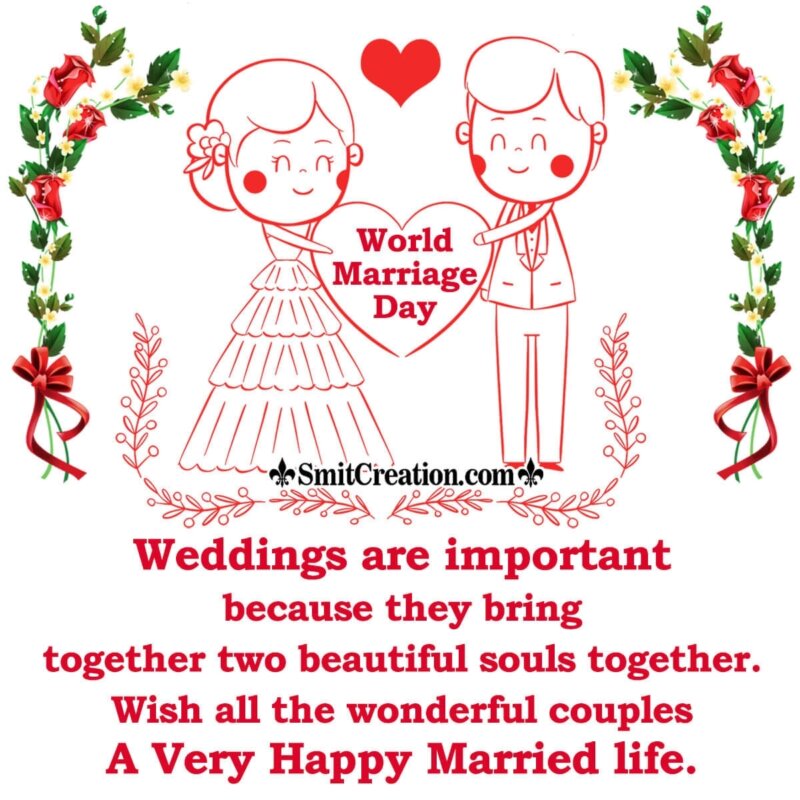 World Marriage Day Messages - SmitCreation.com