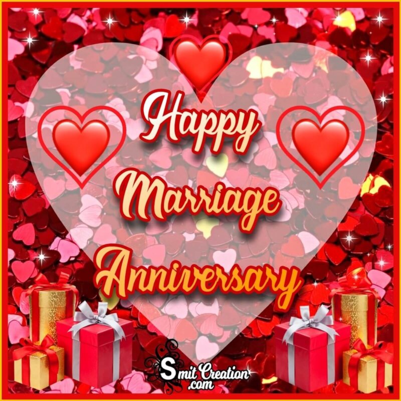 Happy Marriage Anniversary - SmitCreation.com