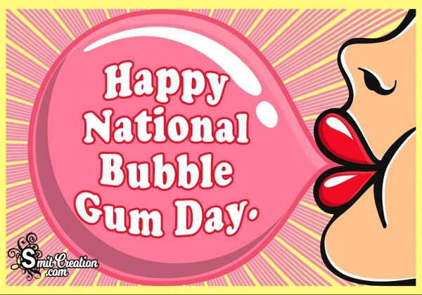 Happy National Bubble Gum Day Image