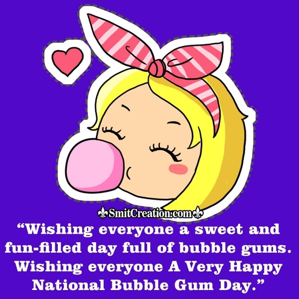 A Very Happy National Bubble Gum Day
