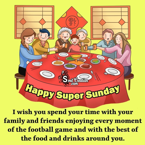 Happy Super Sunday Wishes Image