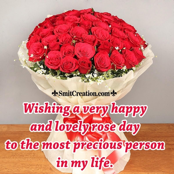 Wishing A Very Happy And Lovely Rose Day