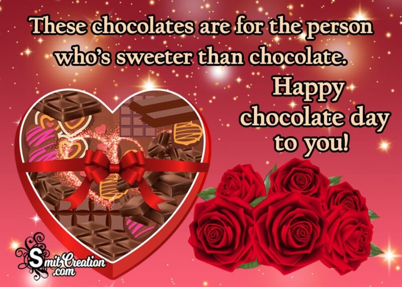 Happy Chocolate Day Wishes - SmitCreation.com
