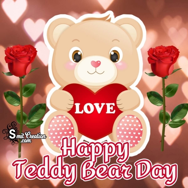 Happy Teddy Bear Day Lovely Image