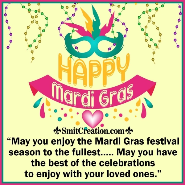 Happy Mardi Gras Best Wishes