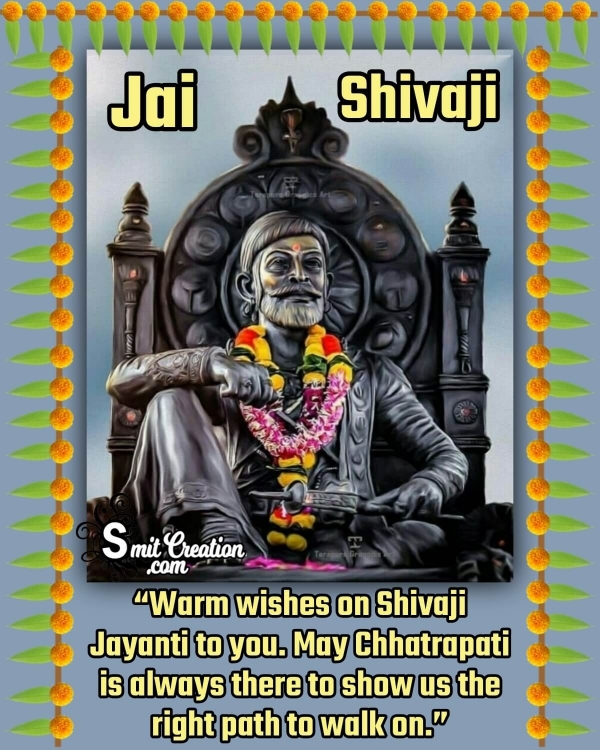 Happy  Shivaji Jayanti Status