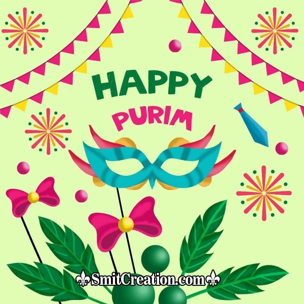 Happy Purim Greetings Card