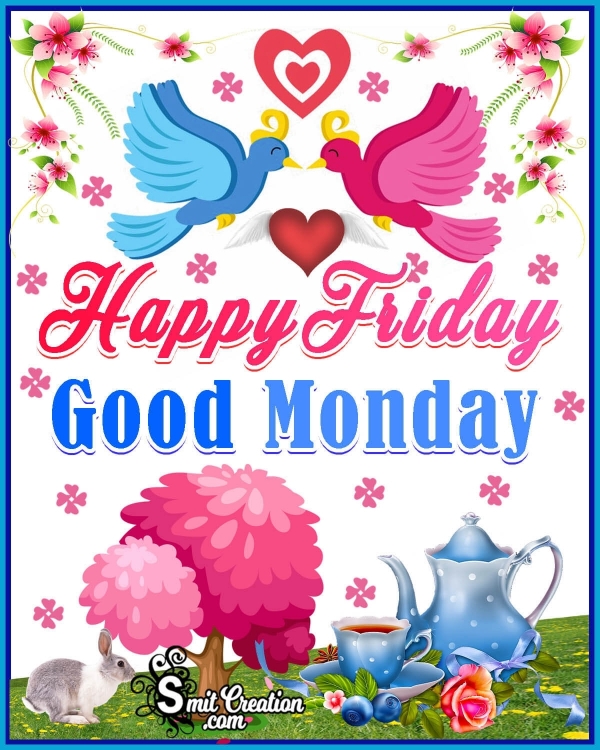 Good Morning Happy Friday Birds Image